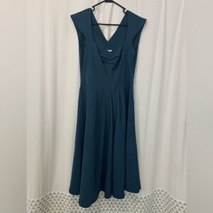 Miss Candyfloss Teal Swing Dress